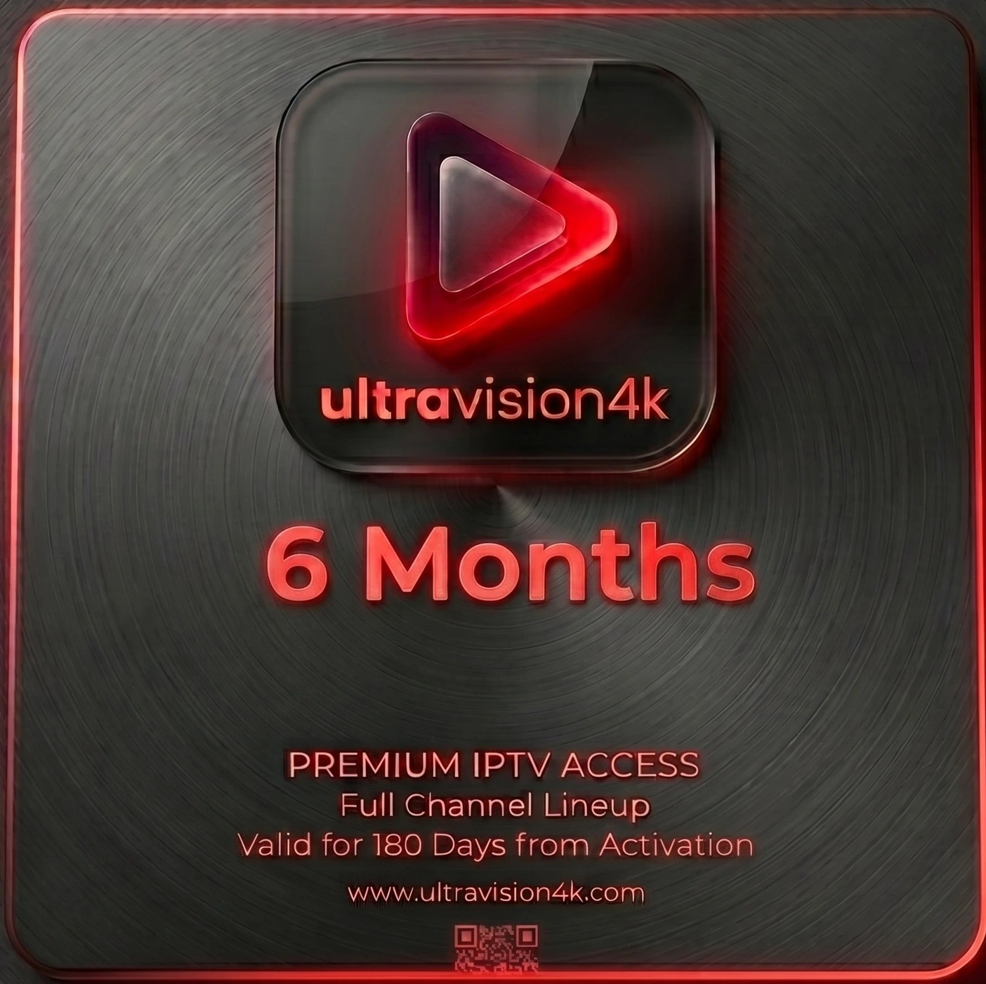 6-Month Premium IPTV Subscription - Ultimate 4K Streaming
